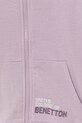 Dziewczynka United Colors of Benetton bluza bawełniana dziecięca 3J68C505D.G.seasonal fioletowy