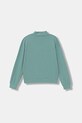 United Colors of Benetton bluza bawełniana dziecięca 3J68C505D.G.seasonal turkusowy AW25