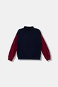 United Colors of Benetton bluza bawełniana dziecięca 3J68C505D.G.seasonal granatowy AW25