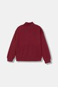 United Colors of Benetton bluza bawełniana dziecięca 3J68C505D.G.seasonal bordowy AW25