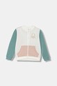 United Colors of Benetton bluza bawełniana dziecięca nadruk biały 3J70G503U.P.seasonal