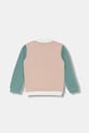 Detská bavlnená mikina United Colors of Benetton 3J70G503U.P.seasonal biela AW25