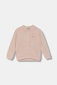 United Colors of Benetton bluza bawełniana dziecięca nadruk różowy 3J70G503U.P.seasonal