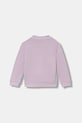 Dětská bavlněná mikina United Colors of Benetton 3J70G503U.P.seasonal fialová AW25
