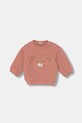 United Colors of Benetton bluza niemowlęca aplikacja pomarańczowy 3MDSA1061.G.W.seasonal