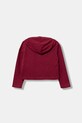 Dětská bavlněná mikina United Colors of Benetton 3NBMC505E.G.seasonal burgundské AW25