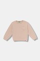 United Colors of Benetton bluza bawełniana dziecięca bawełna różowy 3NBMG10K2.P.seasonal
