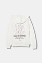 Dětská mikina United Colors of Benetton s kapucí bílá 32N4C505I.G.seasonal
