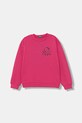 Дитяча бавовняна кофта United Colors of Benetton візерунок рожевий 3J68C10Q0.G.seasonal