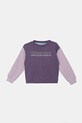 United Colors of Benetton felpa in cotone bambino/a sovrastampa violetto 3J68C10Q0.G.seasonal