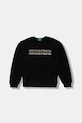 Dětská bavlněná mikina United Colors of Benetton potisk černá 3J68C10Q0.G.seasonal