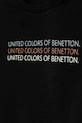 DÍVKA Dětská bavlněná mikina United Colors of Benetton 3J68C10Q0.G.seasonal černá