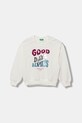 United Colors of Benetton bluza bawełniana dziecięca aplikacja biały 3J68C10QI.G.seasonal
