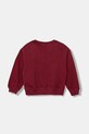 United Colors of Benetton bluza bawełniana dziecięca 3J68C10QI.G.seasonal bordowy AW25