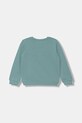 United Colors of Benetton bluza bawełniana dziecięca 3J68G10K3.P.seasonal turkusowy AW25