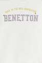 Dziewczynka United Colors of Benetton bluza bawełniana 3J70G10JR.P.seasonal biały