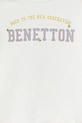 Fete United Colors of Benetton hanorac de bumbac 3J70G10JR.P.seasonal alb