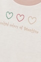 Lány United Colors of Benetton pamut melegítőfelső 3J70G10JR.P.seasonal fehér