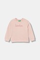 United Colors of Benetton bluza bawełniana nadruk różowy 3J70G10JR.P.seasonal