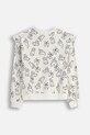 Detská mikina Coccodrillo ZC5143104FGK biela AW25