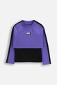 Coccodrillo bluza z bawełną dziecięca z elastanem fioletowy ZC5143901RGJ