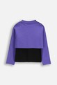 Coccodrillo bluza z bawełną dziecięca ZC5143901RGJ fioletowy AW25