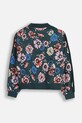 Coccodrillo bluza bawełniana dziecięca ZC5132201FGJ zielony AW25