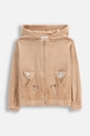 Detská bavlnená mikina Coccodrillo bavlna béžová ZC5132401WGK
