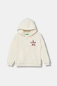 United Colors of Benetton bluza dziecięca aplikacja beżowy 39M2C505O.G.Seasonal