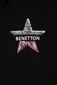 Dziewczynka United Colors of Benetton bluza dziecięca 39M2C505O.G.Seasonal czarny