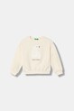 United Colors of Benetton bluza dziecięca bez kaptura beżowy 39M2G10LC.P.Seasonal