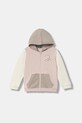 Детская кофта United Colors of Benetton с капюшоном розовый 39M2G5045.P.Seasonal