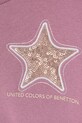 Девочка Детская кофта United Colors of Benetton 39M2G5045.P.Seasonal фиолетовой