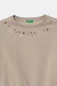 Dziewczynka United Colors of Benetton bluza dziecięca 3J73C10RA.G.Seasonal beżowy