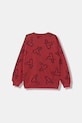 Παιδική μπλούζα United Colors of Benetton 3QHCC10RS.G.Seasonal μπορντό AW25
