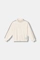 Παιδική μπλούζα United Colors of Benetton απλικέ μπεζ 3UAPC505Q.G.Seasonal