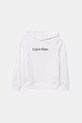 Calvin Klein Jeans hanorac de bumbac model fin alb IU0IU00679.128.176.9BYA