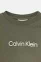Calvin Klein Jeans bluza bawełniana dziecięca zielony IU0IU00680.9BYA