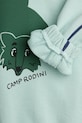 Mini Rodini bluza bawełniana dziecięca Camp Rodini turkusowy 2562010160