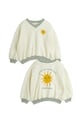 Mini Rodini bluza bawełniana dziecięca Sun 2562010811 beżowy AW25