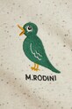 Παιδική βαμβακερή μπλούζα Mini Rodini Bird μπεζ 2562011611