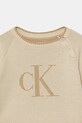 Chłopiec Calvin Klein Jeans sweter dziecięcy IN0IN00205.9BYA beżowy