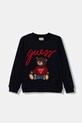 Guess bluza bawełniana dziecięca aplikacja granatowy H5YT00.KAX74.9BYA