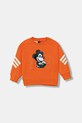 Παιδική μπλούζα adidas x Disney χωρίς κουκούλα πορτοκαλί JL9188