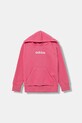 Dětská mikina adidas s kapucí růžová JN2429