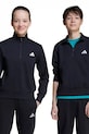 Dětská mikina adidas bez kapuce černá JN2433