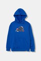 adidas bluza dziecięca z kapturem niebieski JV5130