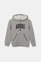 adidas bluză copii melanj gri JV7336