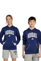 adidas bluza dziecięca z kapturem granatowy JV7338