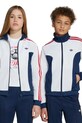 Παιδική μπλούζα adidas Originals απλικέ λευκό JV7708